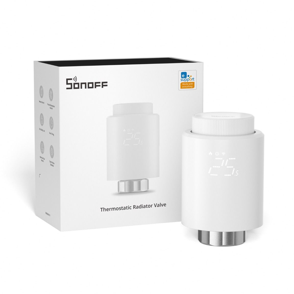Sonoff TRVZB – Zigbee Termostatická Radiátorová Hlavice TRVZB