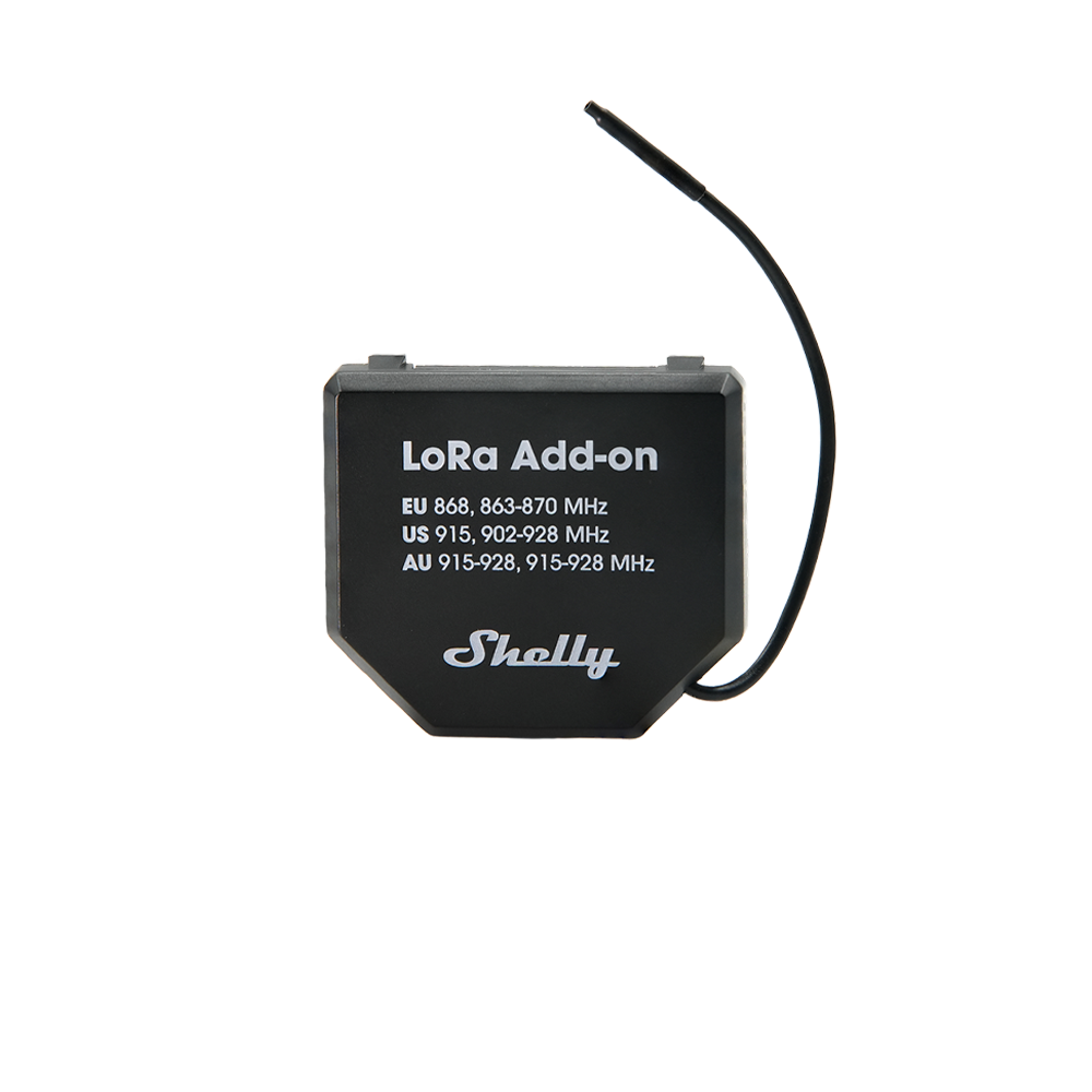 Shelly LoRa Add On přídavný long range adaptér Pamitech cz Shelly LoRa Add On přídavný long range adaptér Pamitech cz