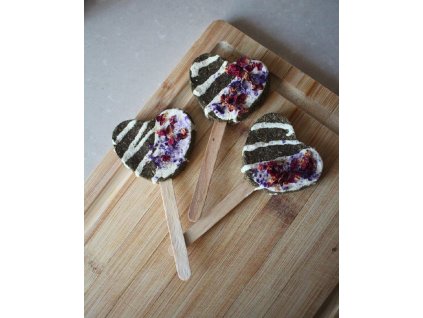 Srdíčkové lízátko s pastinákem