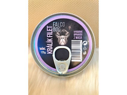 Konzerva Falco Dog Králík filety 120g