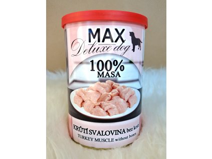 Konzerva MAX krůtí svalovina 400g