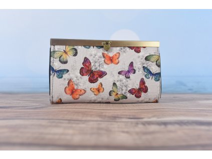 Rámečková peněženka -  Motýli