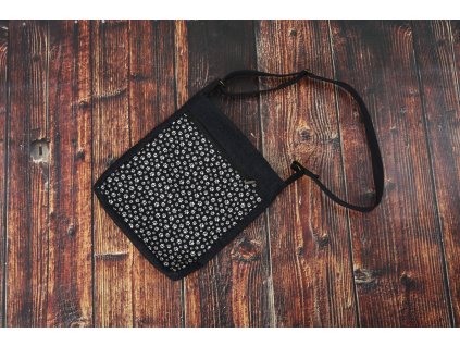 Crossbody kabelka  - Černobílé pacinky