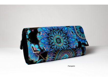 Velká peněženka -  Mandaly na černé 3