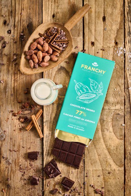 Franchy tmavá čokoláda 77% 85g