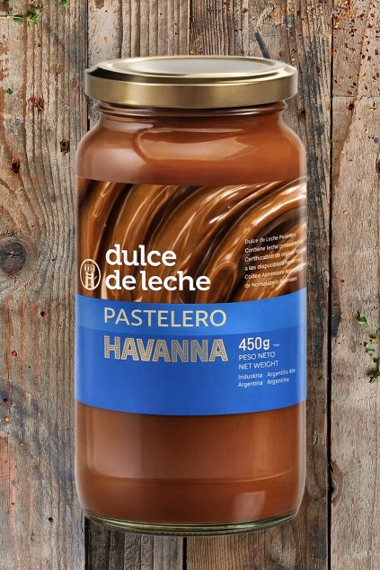 Dulce pastelero na dřevu