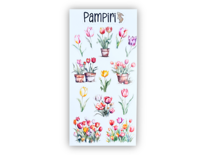 samolepky tulipány