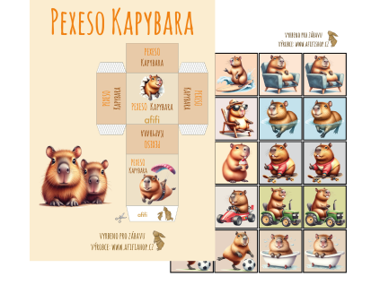 pexeso s kapybarou