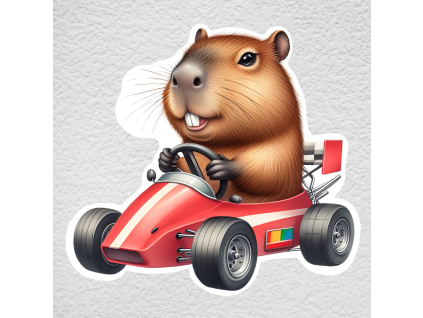 samolepka na zeď kapybara formule