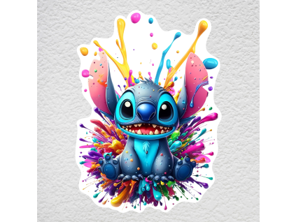 samolepka na zeď stitch barevný