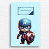 školní sešit capitan america