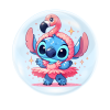 magnet na lednici stitch plameňák