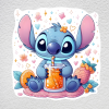 samolepka na zeď stitch pitípng