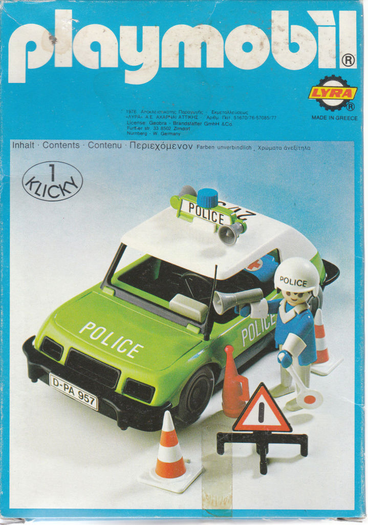 PLAYMOBIL retro policie