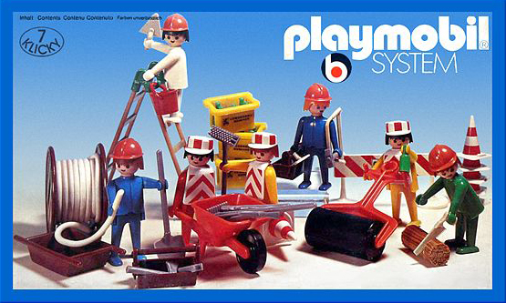 PLAYMOBIL retro stavbaři