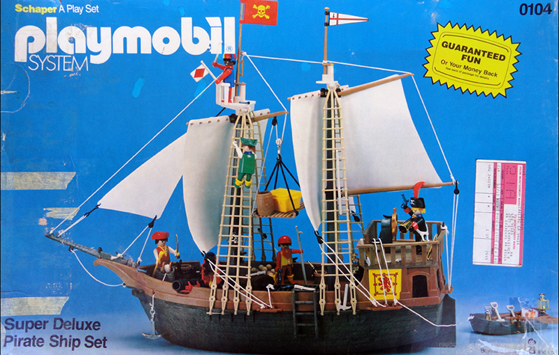 PLAYMOBIL retro pirátská loď