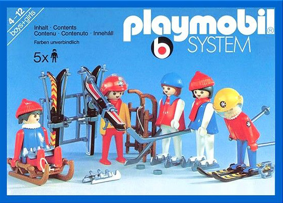 PLAYMOBIL retro lyžaři