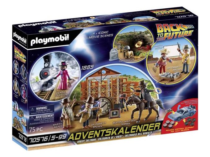 Playmobil 70576 Adventní kalendář "Back to the Future III"