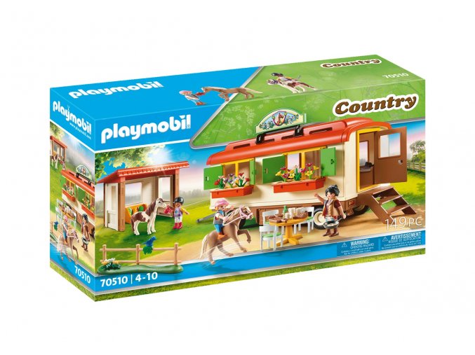 Playmobil 70510 Poníkový kemp - karavan