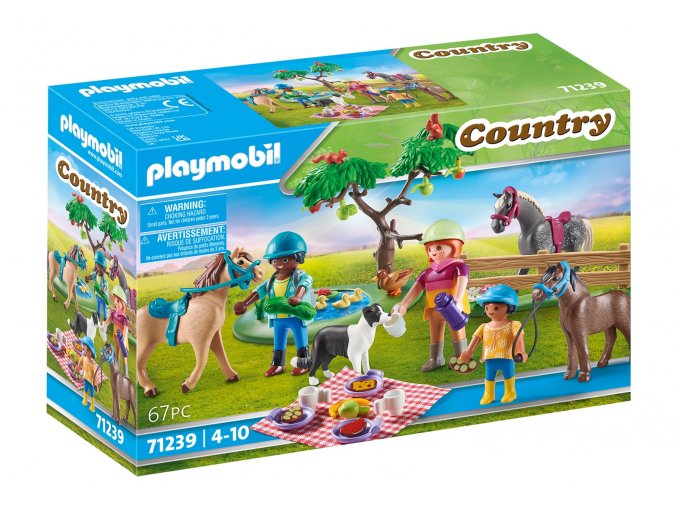 Výlet na piknik s koňmi Playmobil 71239