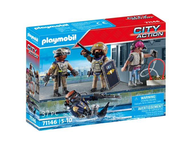 Sada figurek pro speciální jednotky Playmobil 71146