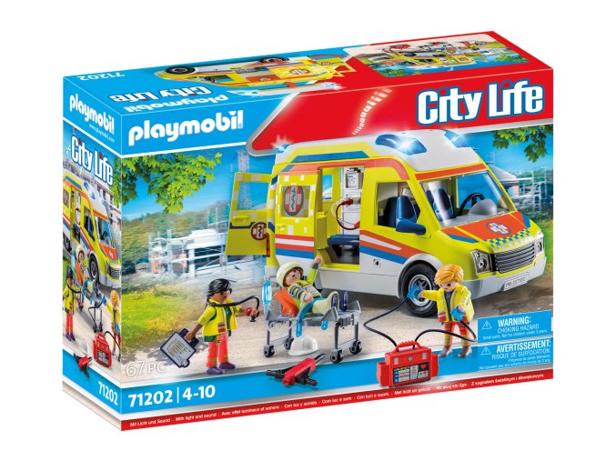 Sanitka se zvukem a světlem Playmobil 71202