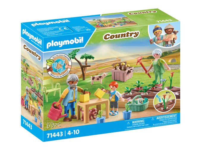 Malebná zeleninová zahrádka u prarodičů  PLAYMOBIL 71443
