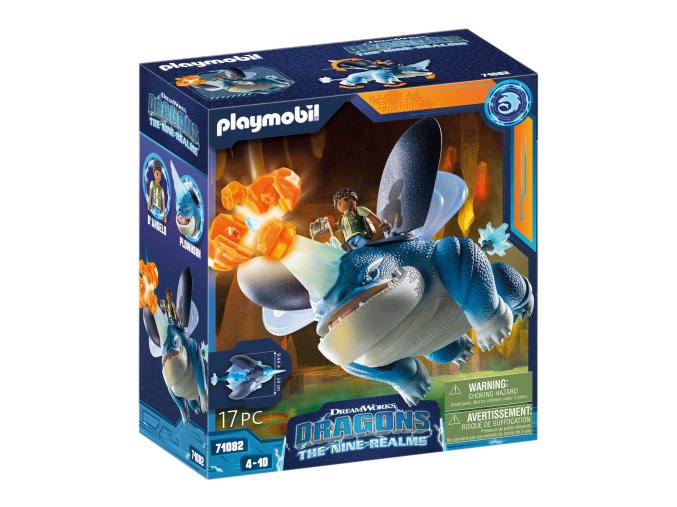 Dragons: The Nine Realms - Plowhorn & D'Angelo PLAYMOBIL 71082