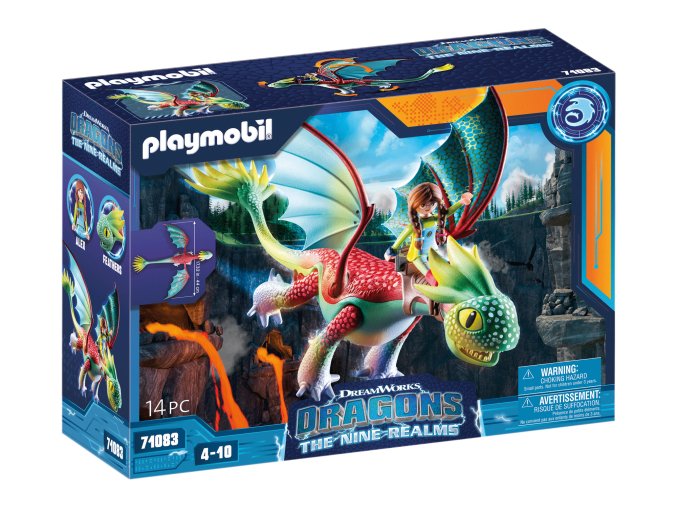 Dragons: The Nine Realms - Feathers & Alex PLAYMOBIL 71083