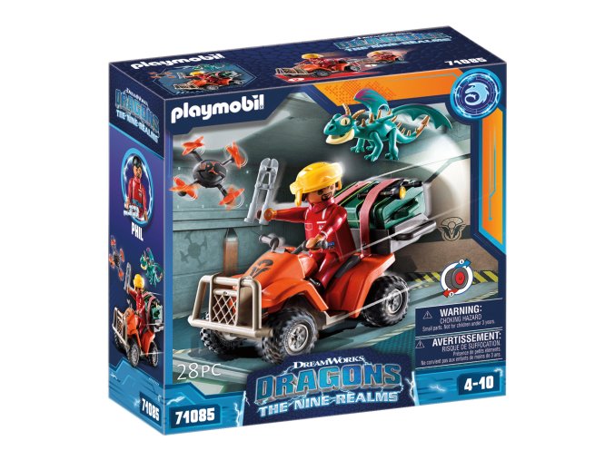 Dragons: The Nine Realms - Icaris Quad & Phil PLAYMOBIL 71085