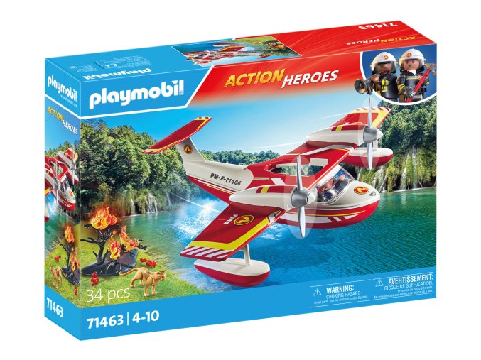 Hasičský letoun s hasicí funkcí  PLAYMOBIL 71463