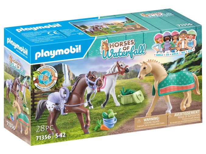 3 koně: Morgan, Quarter Horse a Shagya Arabian PLAYMOBIL 71356