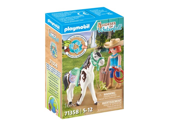 Ellie & Sawdust s westernovým cvičením PLAYMOBIL 71358