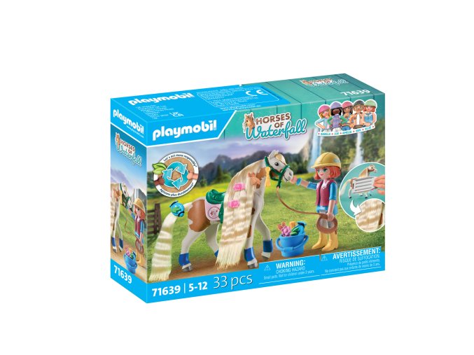 Ellie & kůň s krepovačkou PLAYMOBIL 71639