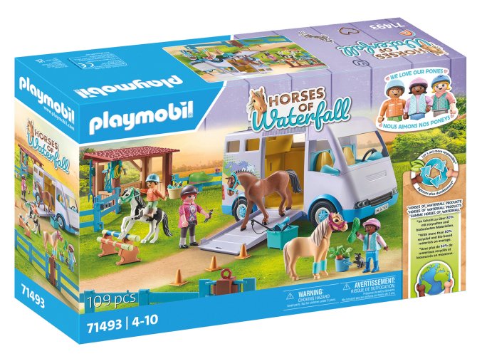 Mobilní jezdecká škola PLAYMOBIL 71493