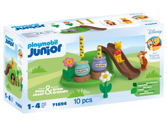 JUNIOR & Disney: Včelí zahrada Medvídka Pú a Tygříka PLAYMOBIL 71694