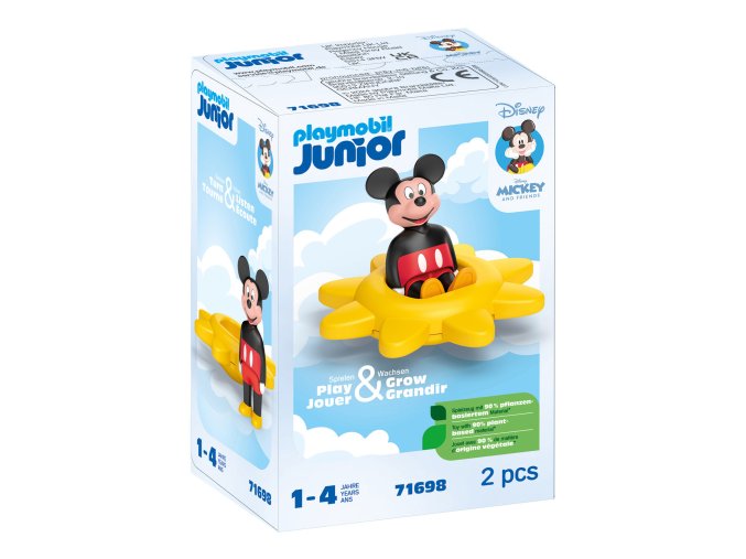 JUNIOR & Disney: Mickeyho otočné slunce s funkcí chrastítka PLAYMOBIL 71698