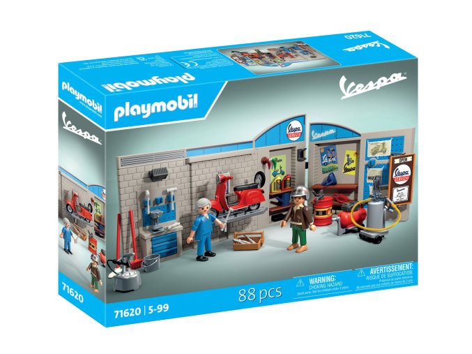 Garáž Vespy z 60. let PLAYMOBIL 71620