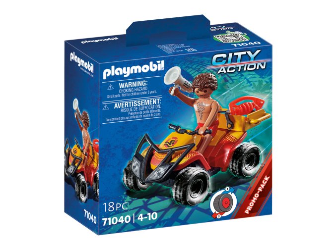Záchranářská rychlostní čtyřkolka PLAYMOBIL 71040