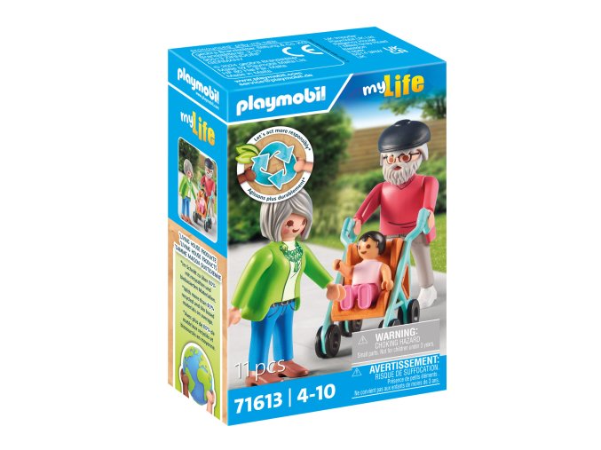 Prarodiče s miminkem PLAYMOBIL 71613
