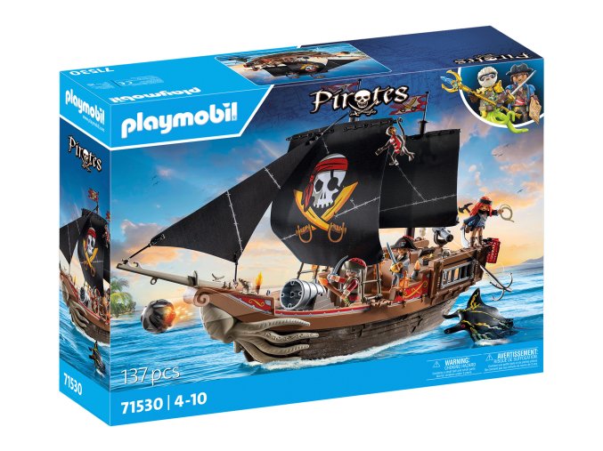 Velká pirátská loď PLAYMOBIL 71530
