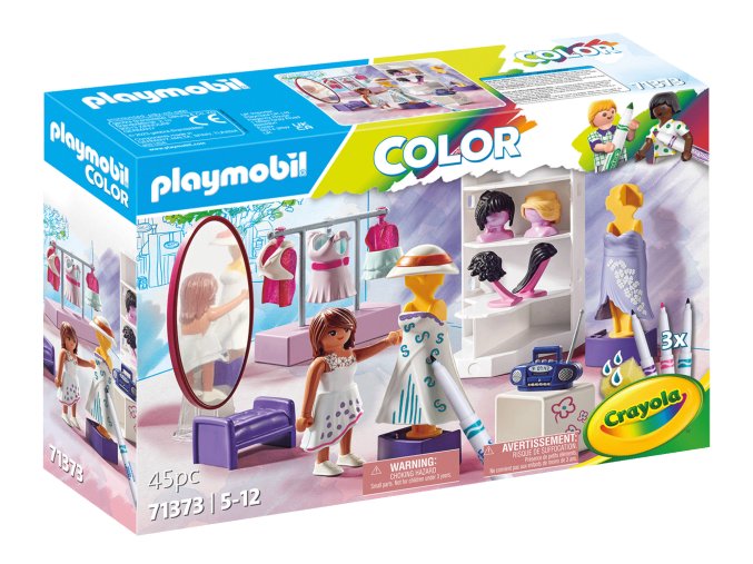 PLAYMOBIL Color: Sada módního designu PLAYMOBIL 71373