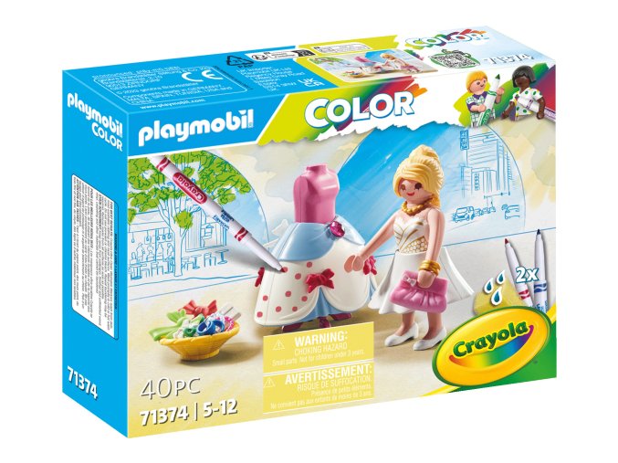 PLAYMOBIL Color: Módní šaty PLAYMOBIL 71374