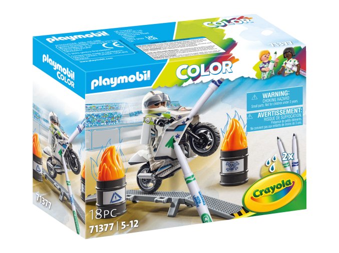 PLAYMOBIL Color: Silniční motorka PLAYMOBIL 71377