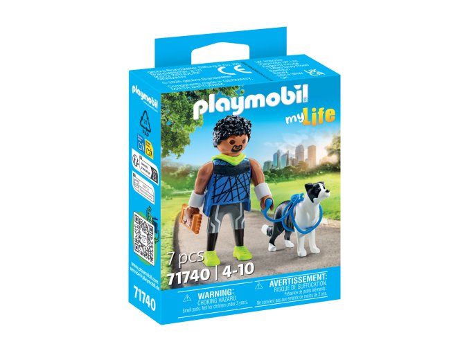 Běžec s border kolií PLAYMOBIL 71740