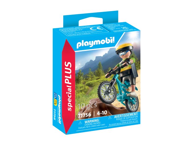 Cyklista na horském kole PLAYMOBIL 71756