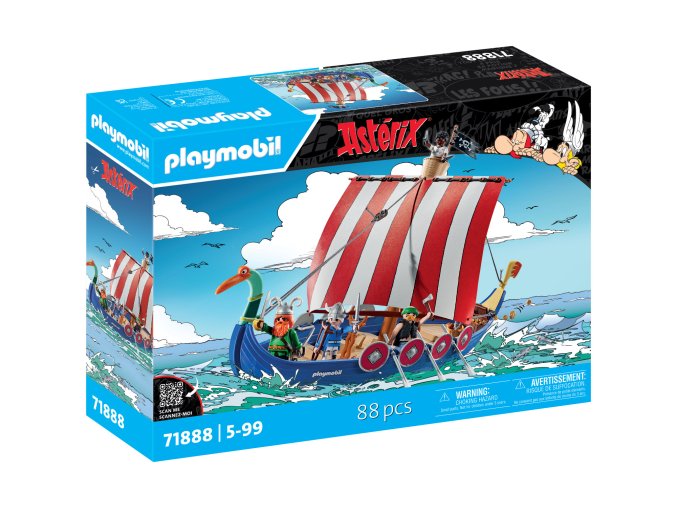 Asterix: Pirátská loď PLAYMOBIL 71888