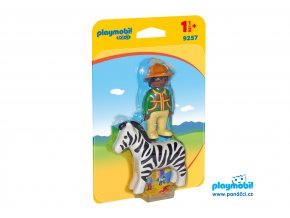 Playmobil 9257 Lovec se zebrou