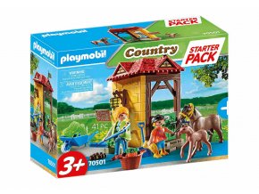 Playmobil 70501 Starter Pack Koňská stáj