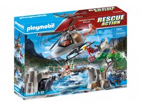 Playmobil 70663 Nasazení helikoptéry v kaňonu